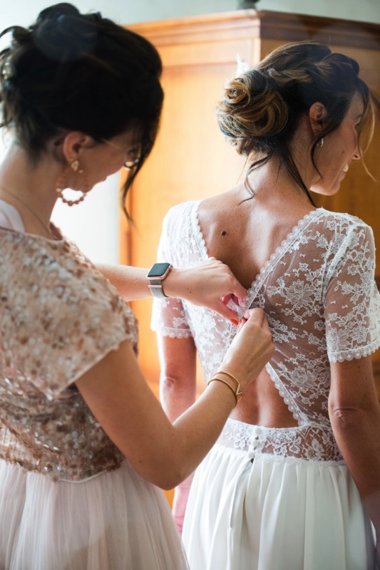 Prestation photo mariage à Nantes avec préparatifs des mariés