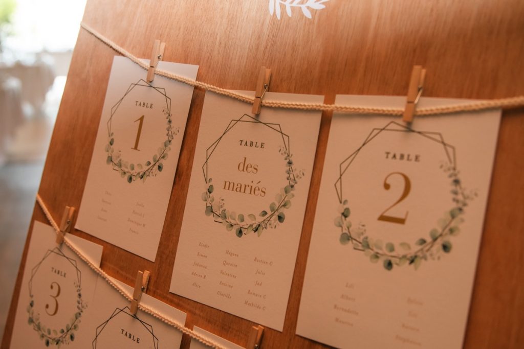 Photo décoration salle mariage Nantes Loire Atlantique