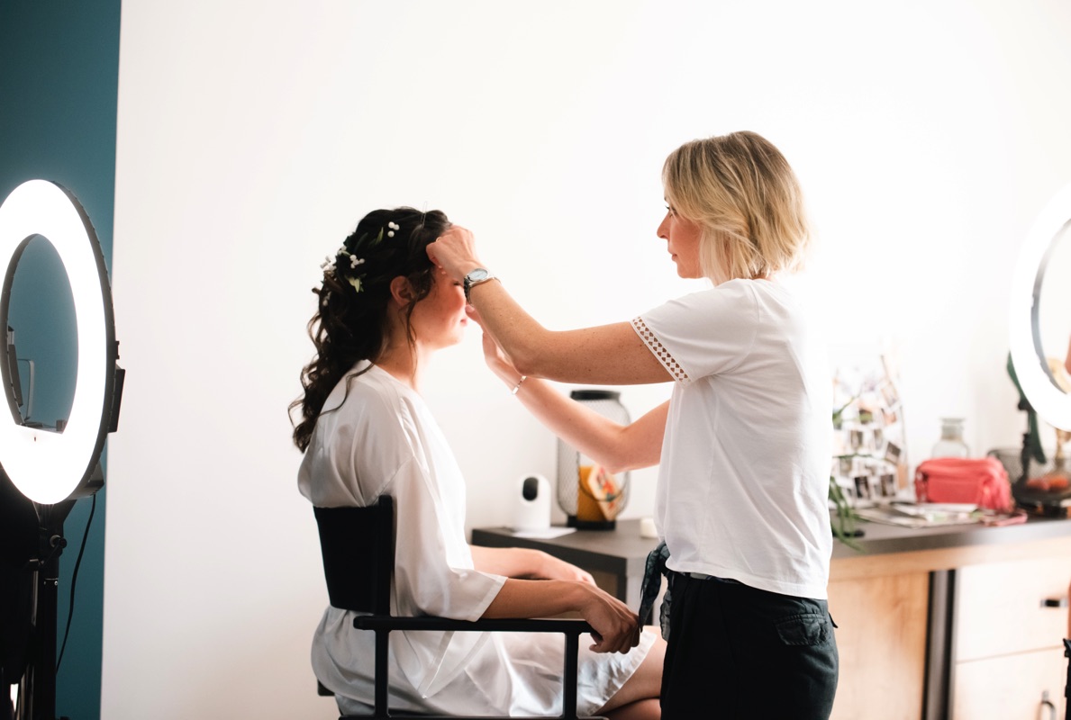Maquilleuse mariage Grandchamp-des-Fontaines