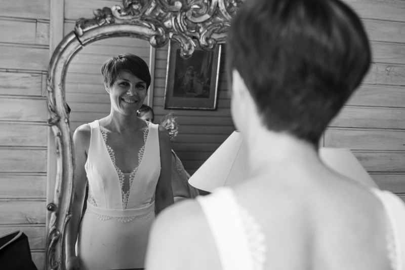 Préparatif des mariés photo mariage Nantes