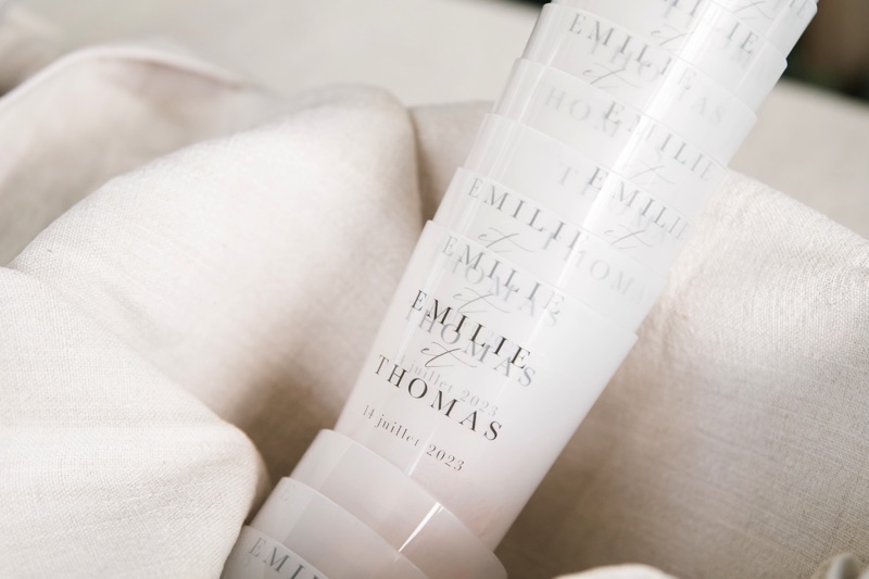 Gobelet personnalisé mariage prénom Nantes Loire Atlantique